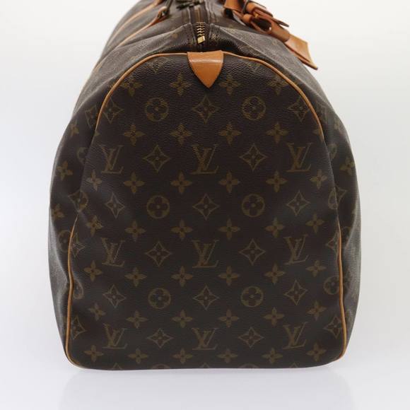 LOUIS VUITTON Monogram Keepall 55 Boston Bag M41424 LV Auth 83060 - Picture 4 of 16